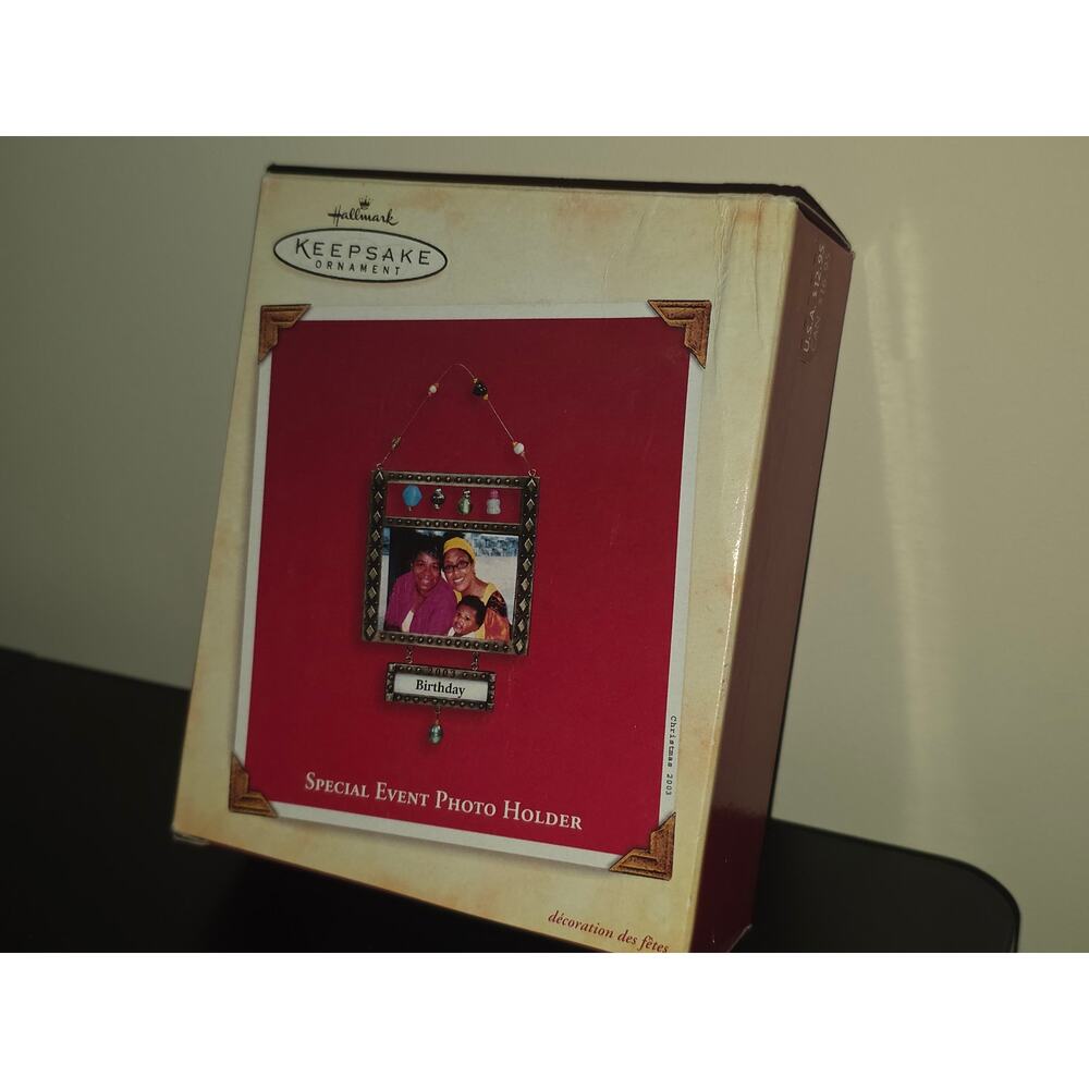 Hallmark Keepsake Special Event Photo‎ Holder Christmas 2003 NEW IN BOX